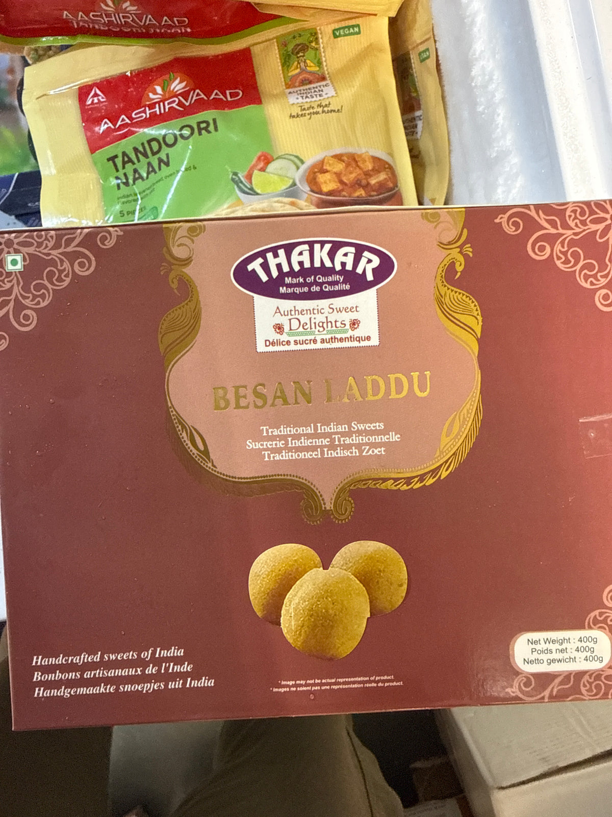 Besan ladoo Frozen Thakar 400g