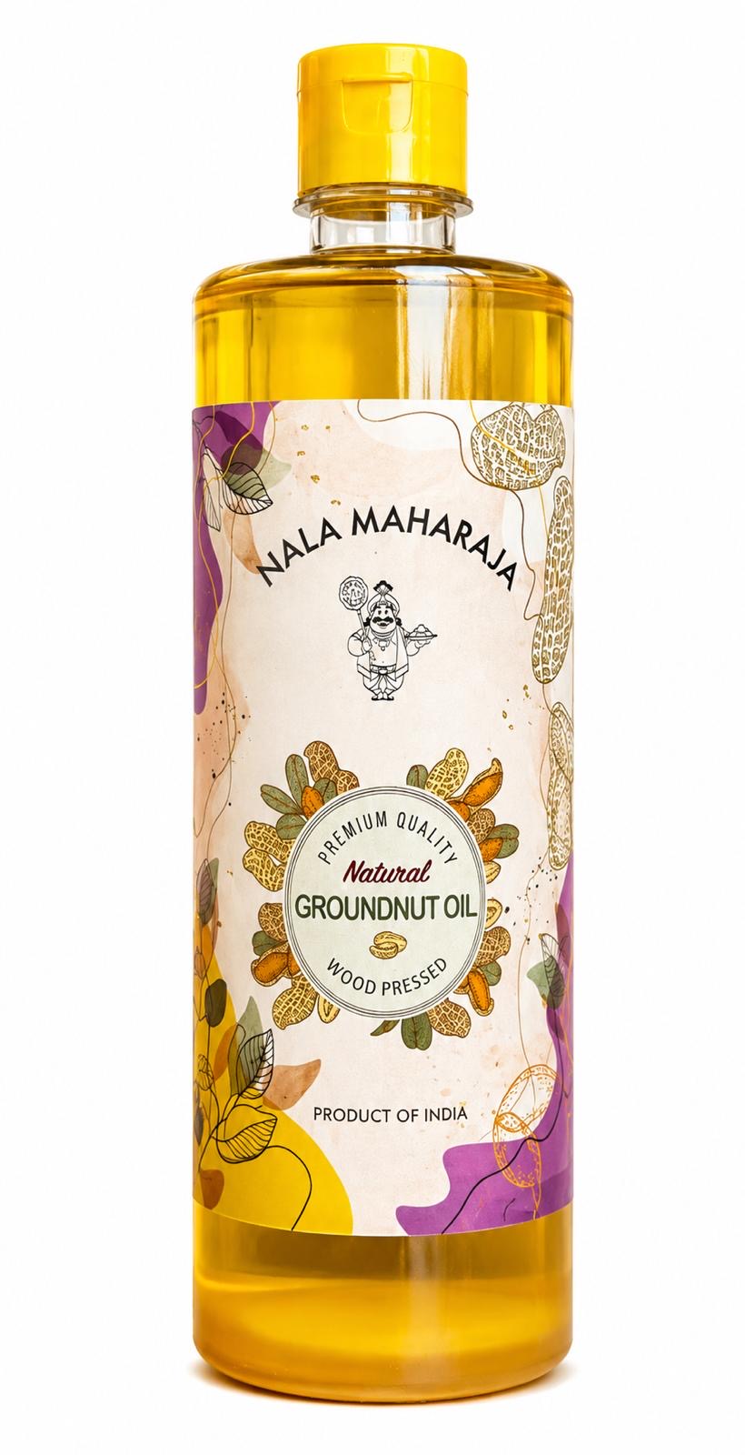 Cold pressed Groundnut oil NalaMaharaja