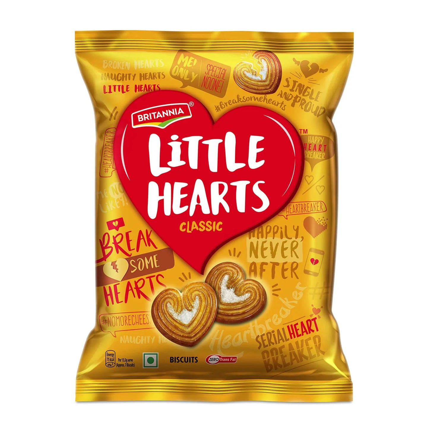 Britannia Little Hearts 75g