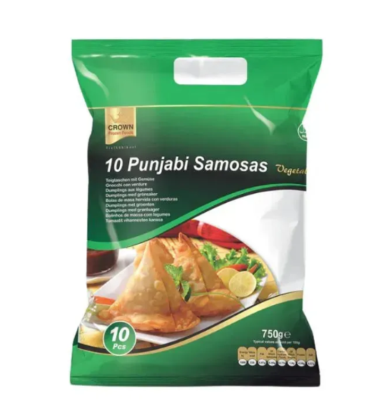 Crown punjabi vegetable samosa frozen