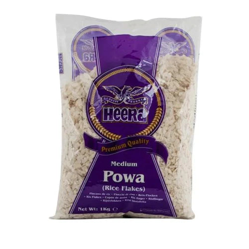 Poha medium/Pawa flakes Heera 1kg