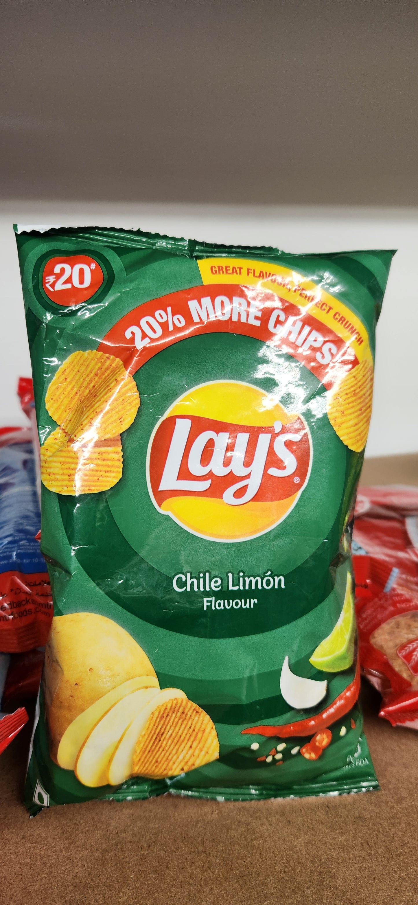 Lays chilli lemon flavour