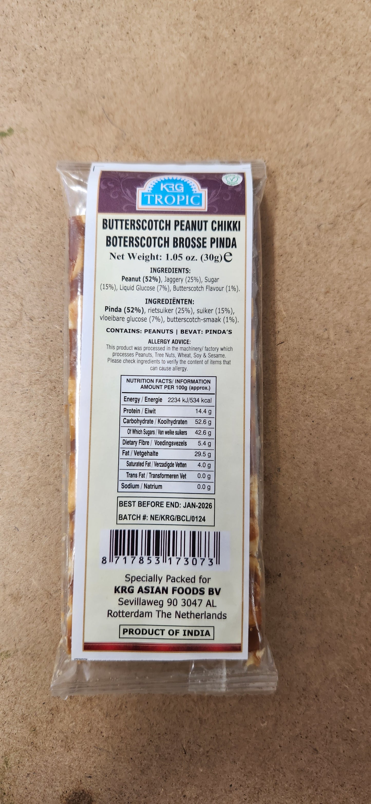 Peanut chikki