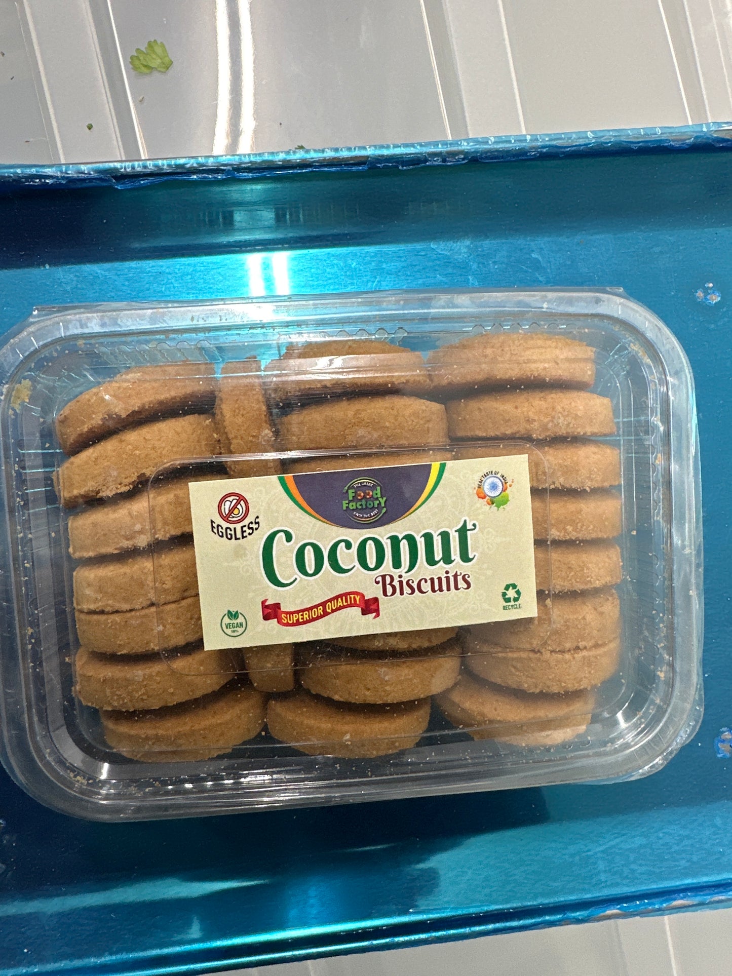 Coconut cookies eggless