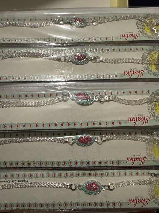 OM silver look like Rakhi