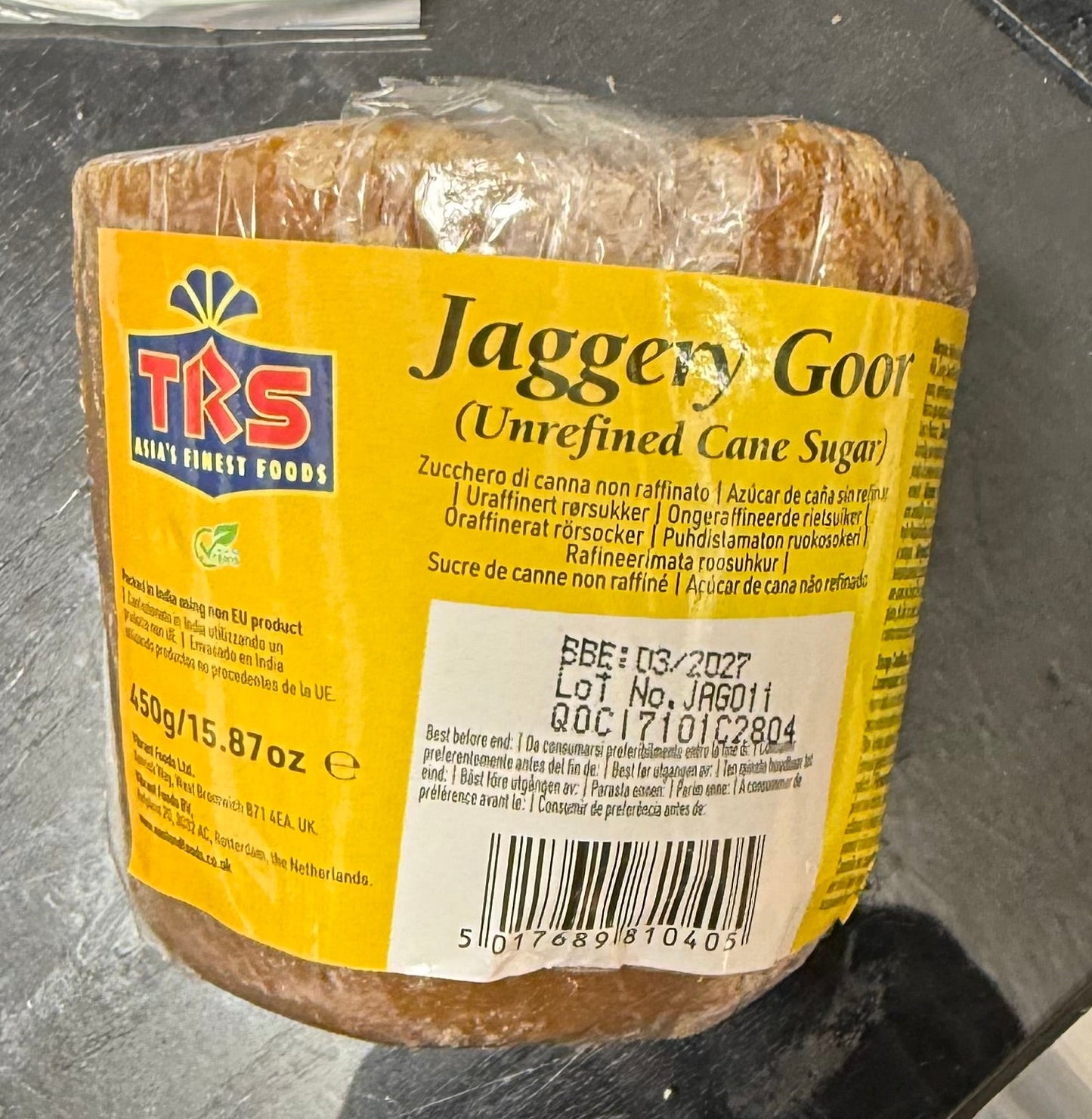 TRS Jaggery Goor Indian 450g