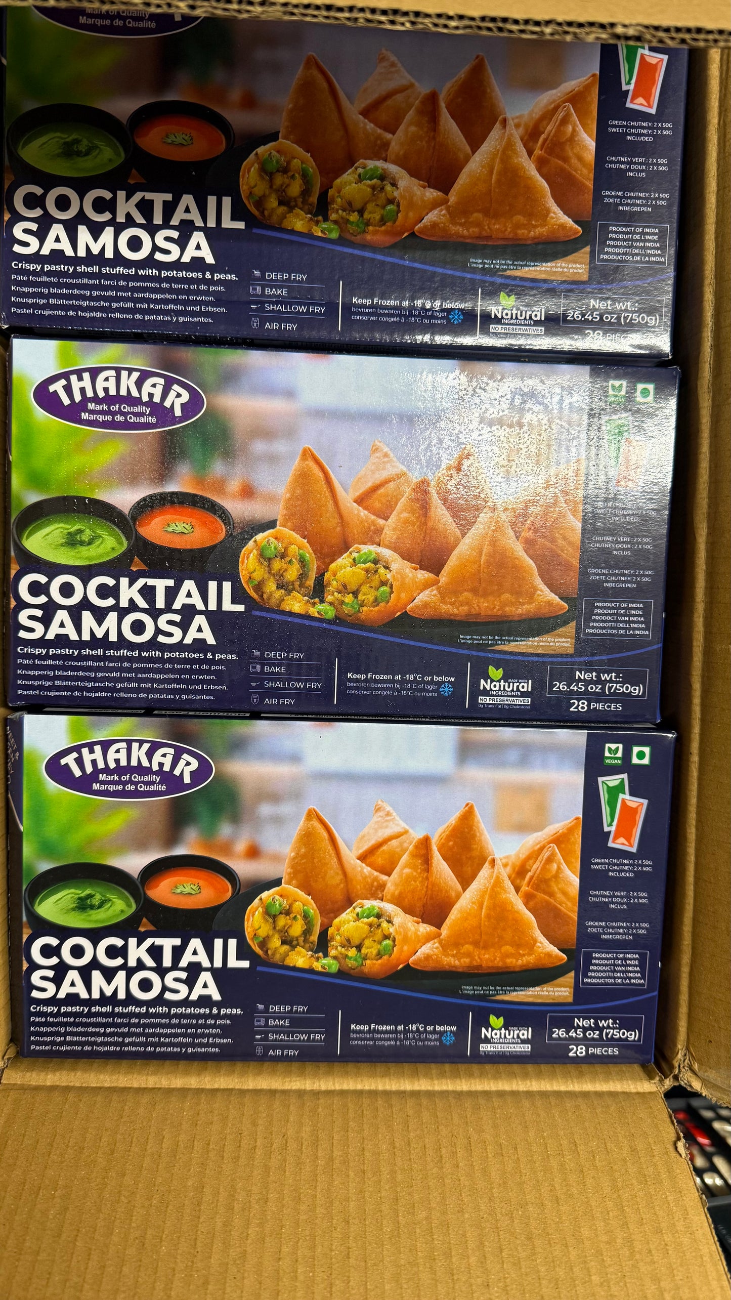 Thakar frozen cocktail Samosa