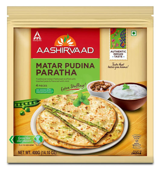 Aashirvaad Matar pudina paratha 400g