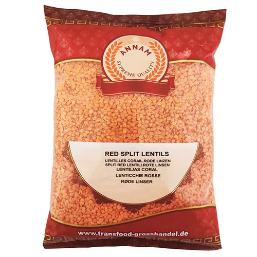 Annam Masoor Dal (Red Split Lentils) 1Kg