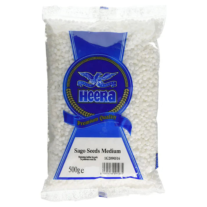 Heera Medium Sago Seeds Sabudana Regular ( Tapioca ) 1.5Kg