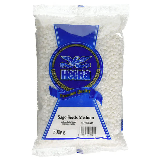 Heera Medium Sago Seeds Sabudana Regular ( Tapioca ) 1.5Kg