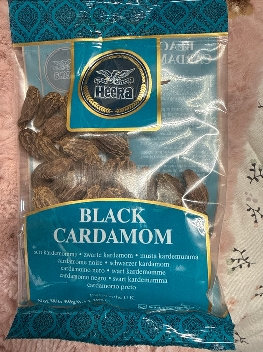 Heera Black Cardamoms 50g