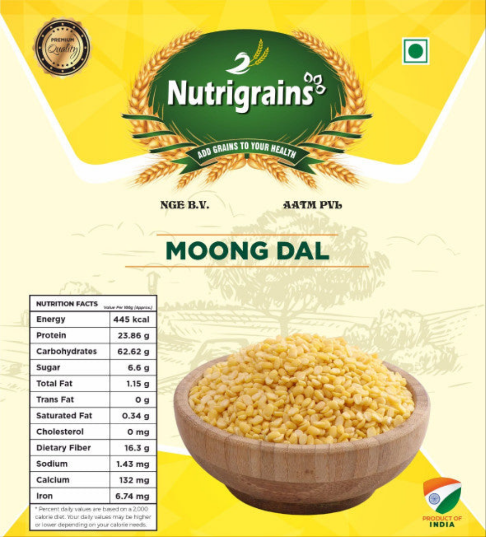 Moong Dal yellow Nutrigrains 1kg
