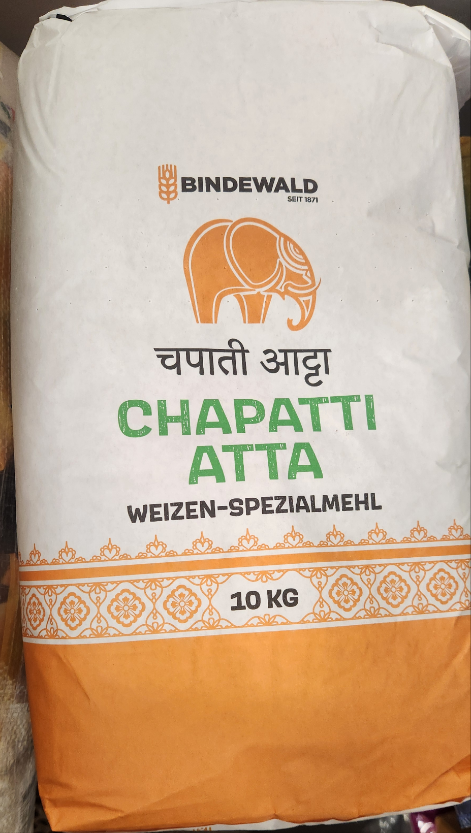 Nutrigrains chapati atta bindewald 10kg