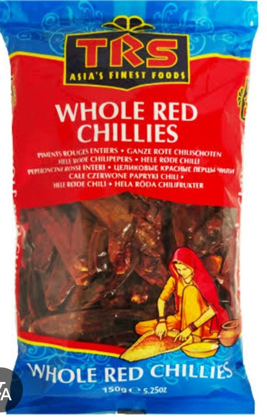 Red chillies whole TRS without stem 150g